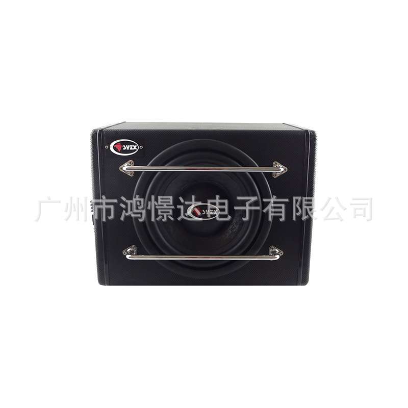 汽车音响喇叭少爷仔 V10 10寸有源低音柜 仿皮 带功放10寸喇叭