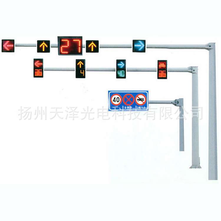 智能三色交通信号灯 人行路口交通信号灯 倒计时交通信号灯