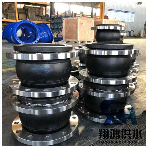 DN50 PN6水泵进出口橡胶软接头 K16S橡胶减震喉 可曲绕橡胶软连接