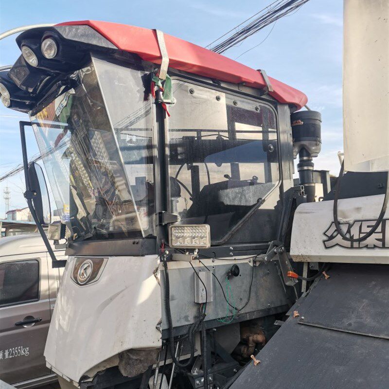 适用于久保田EX108Q收割机驾驶室玻璃 久保田水稻收割机全车玻璃