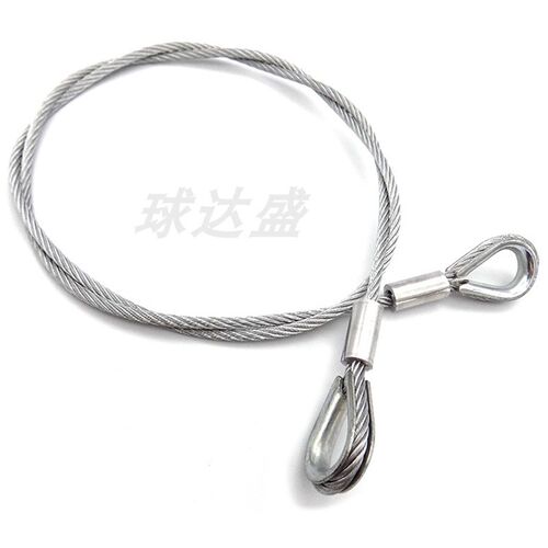 灯具挂绳钢丝安全绳工矿灯吊绳 舞台灯吊线 广告牌挂绳钢丝防堕绳
