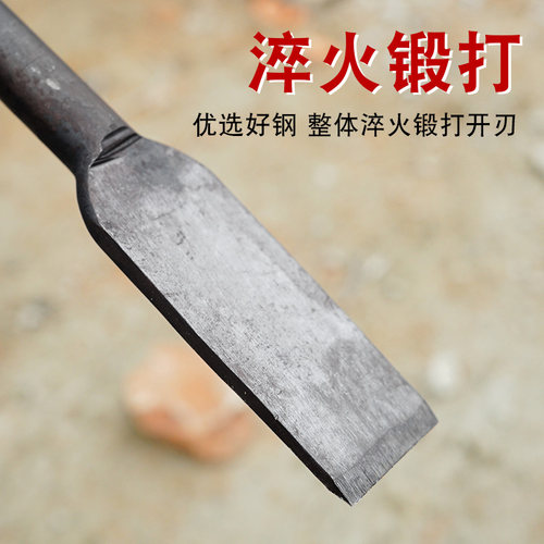 挖根小铲子一体成型加厚起苗铲子种花多肉移苗铲硬土起根铲全钢铲