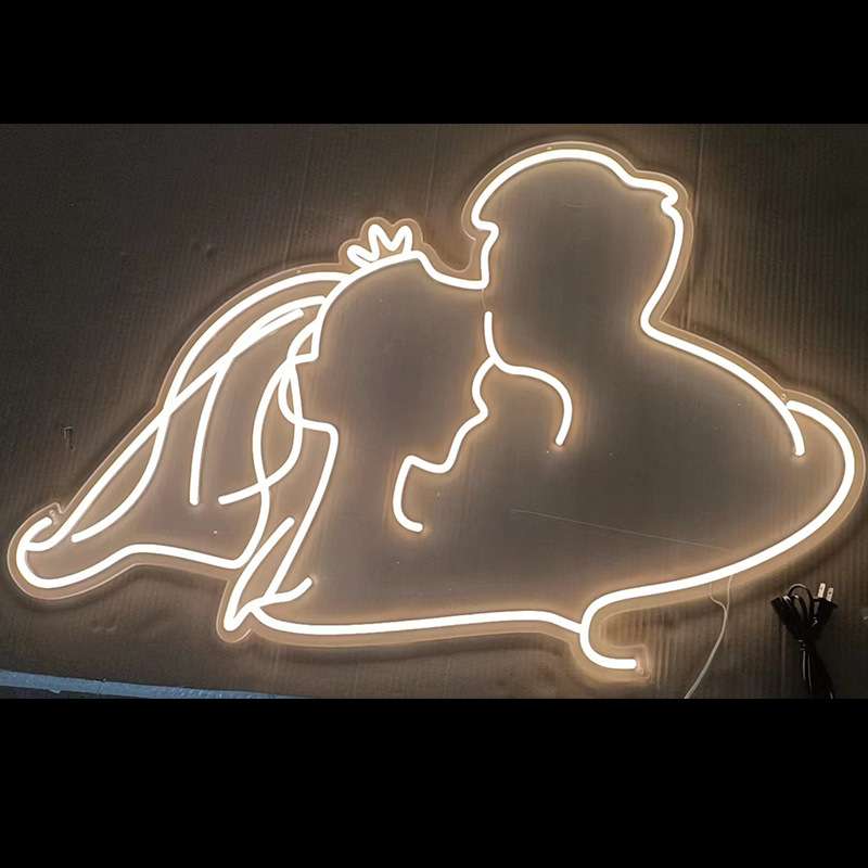 新款浪漫求婚LED灯带 七夕告白派对亚克力装饰灯 暖色造型灯