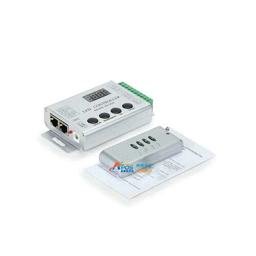 铝壳HC008幻彩灯带灯条控制器2811IC2812IC追逐跑马全彩RGB控制器