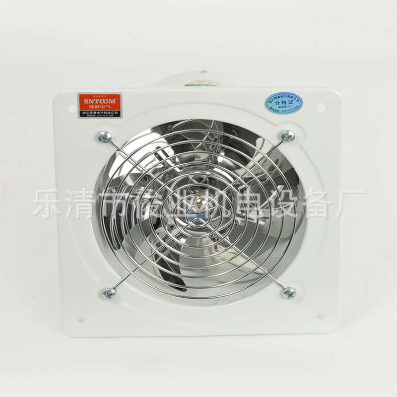 工业轴流方形风机FD-300壁式通风机6寸排风扇管道抽风机厨房家用