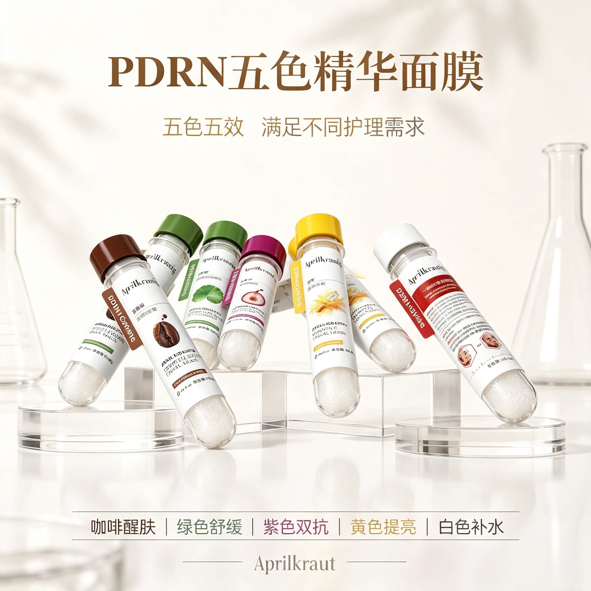 【单支装】爱谱缇克试管面膜补水保湿紧致熬夜分肤适用官方旗舰店