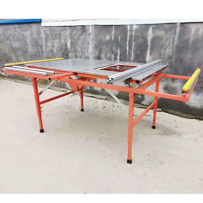 木板锯切下料机 装修施工用台式锯床 建筑装潢木工推台锯