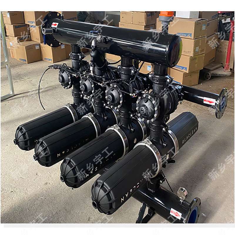 盘式碟片砂石过滤器 自动反冲洗叠片过滤器 农业大棚灌溉滴灌喷灌图片