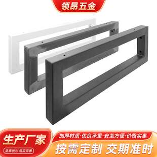 口支架不锈钢方管支架加厚木板铁艺支撑架悬空上墙金属置物架