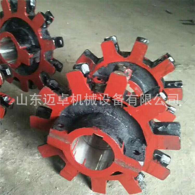 矿用链轮组件价格 迈卓刮板机头链轮 九齿链轮根据要求做