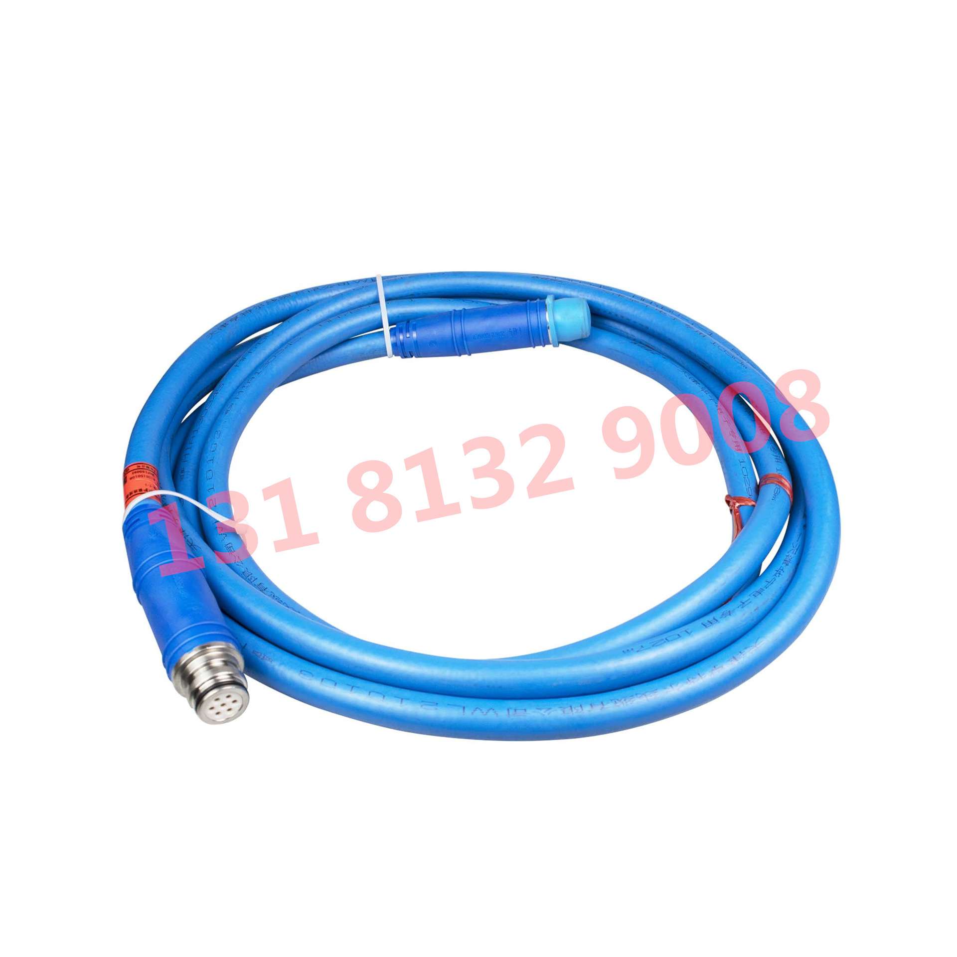 天津华宁原厂钢丝编织橡胶护套连接器LCVB-7-1*100米 矿用线缆
