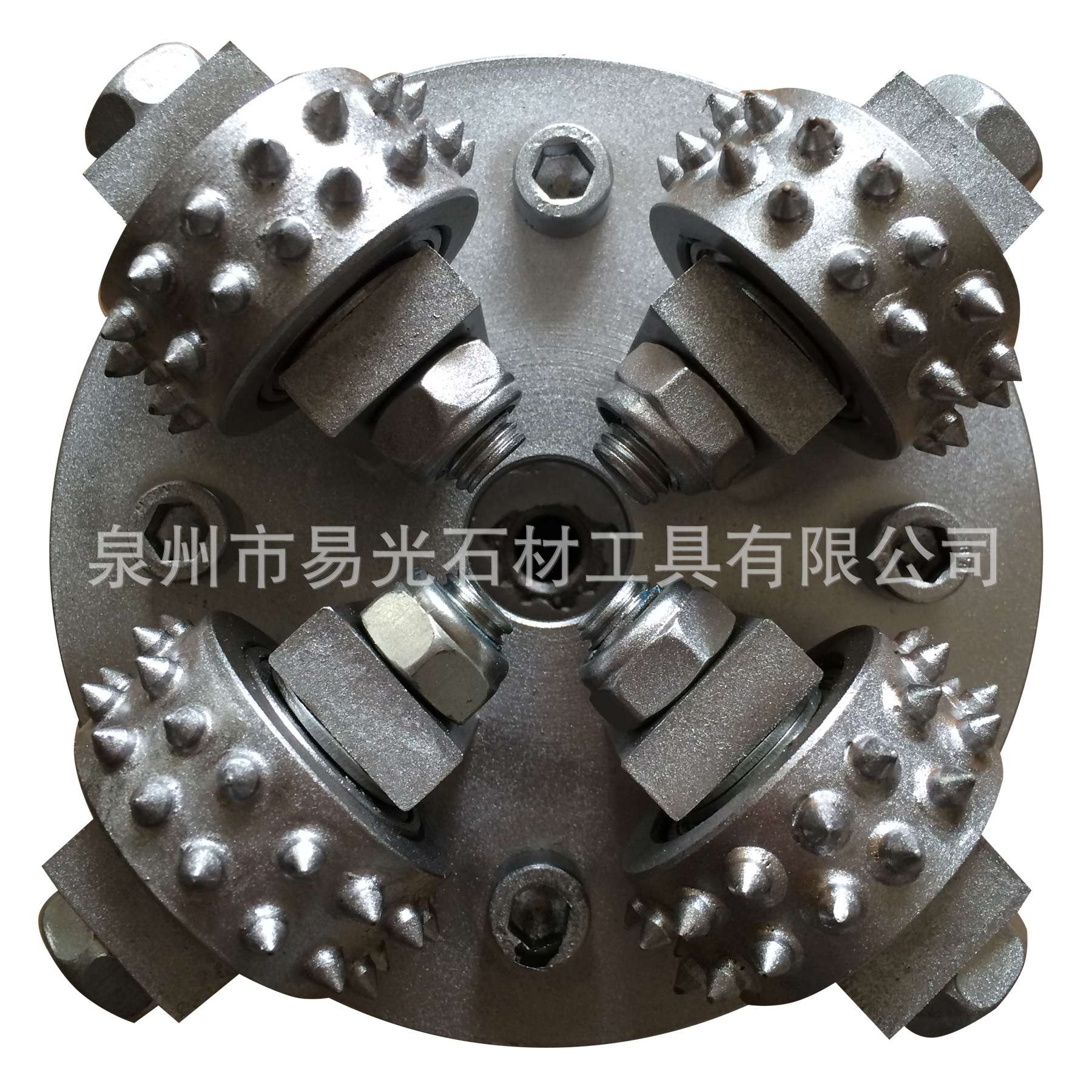 6寸合金荔枝面磨轮石材磨料金刚石滚轮荔枝轮150MM