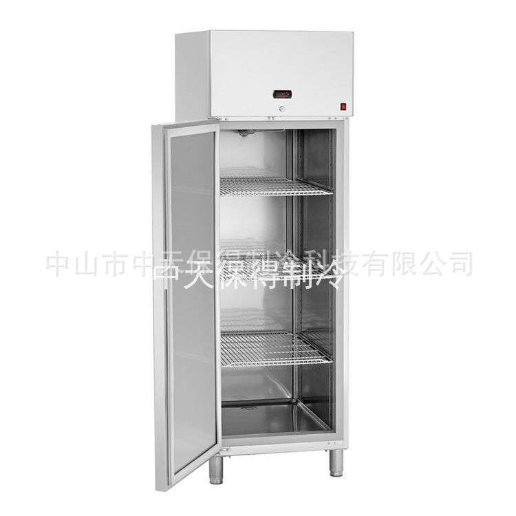 工厂直供欧款立式风冷冷冻柜商用冷柜餐饮厨房不锈钢预制菜冷藏柜