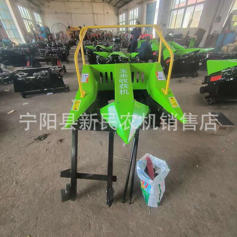 山地丘陵地区用玉米收获机甘肃地区用玉米收割割台两行玉米割倒机