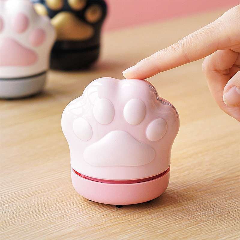 Twingo猫爪桌面吸尘器UBS充电橡皮屑键盘清洁器迷你家用车载吸尘