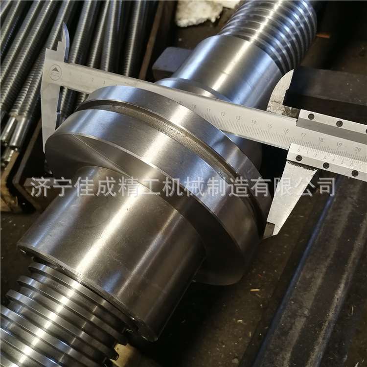 厂家加工梯形丝杆螺母副大型机床精密正反牙丝杠钢件螺母一件起订