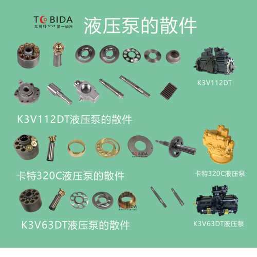 严选加工GM35VL行走挖掘机液压泵多型号的散件厂家直销 零件