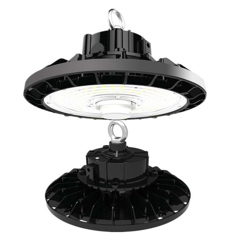 第七代LED工矿灯吊装天棚灯仓库车间UFO200w天井灯微波雷达感应灯图片