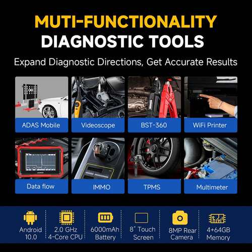 Launch X431 Pros Elite Car Diagnostic Tool 2year Free update