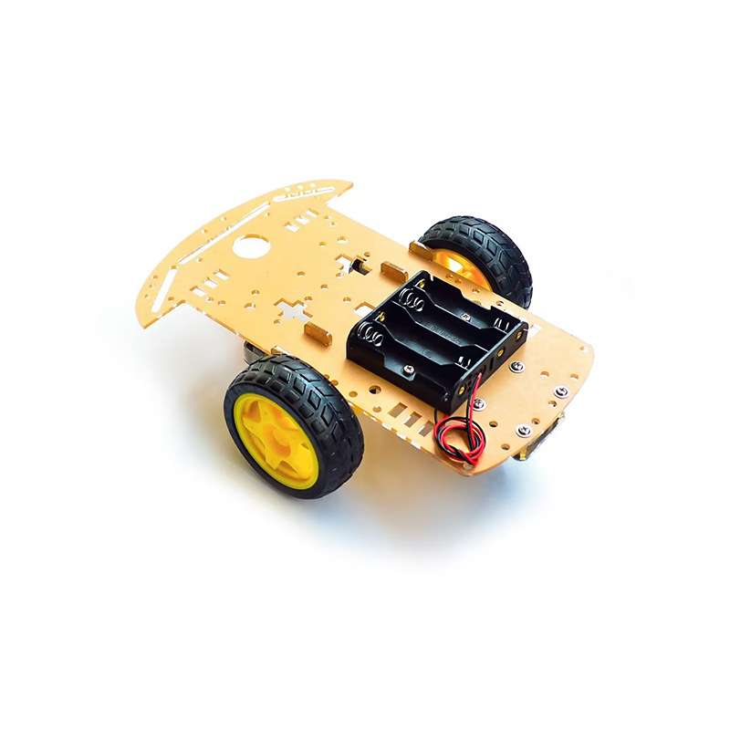 智能小车底盘 4WD 4轮驱动力实足 强磁电机 带码盘 测速 寻迹