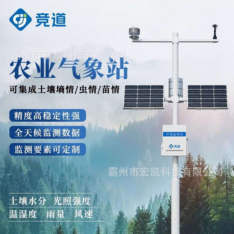 手持气象站高精度电子气象仪4G户外风速风向气压海拔浪高观测仪