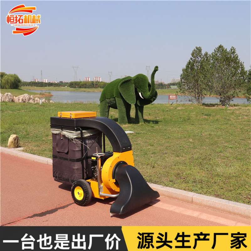 手推式树叶收集器公园小区绿化清扫车自行走草坪吸叶机