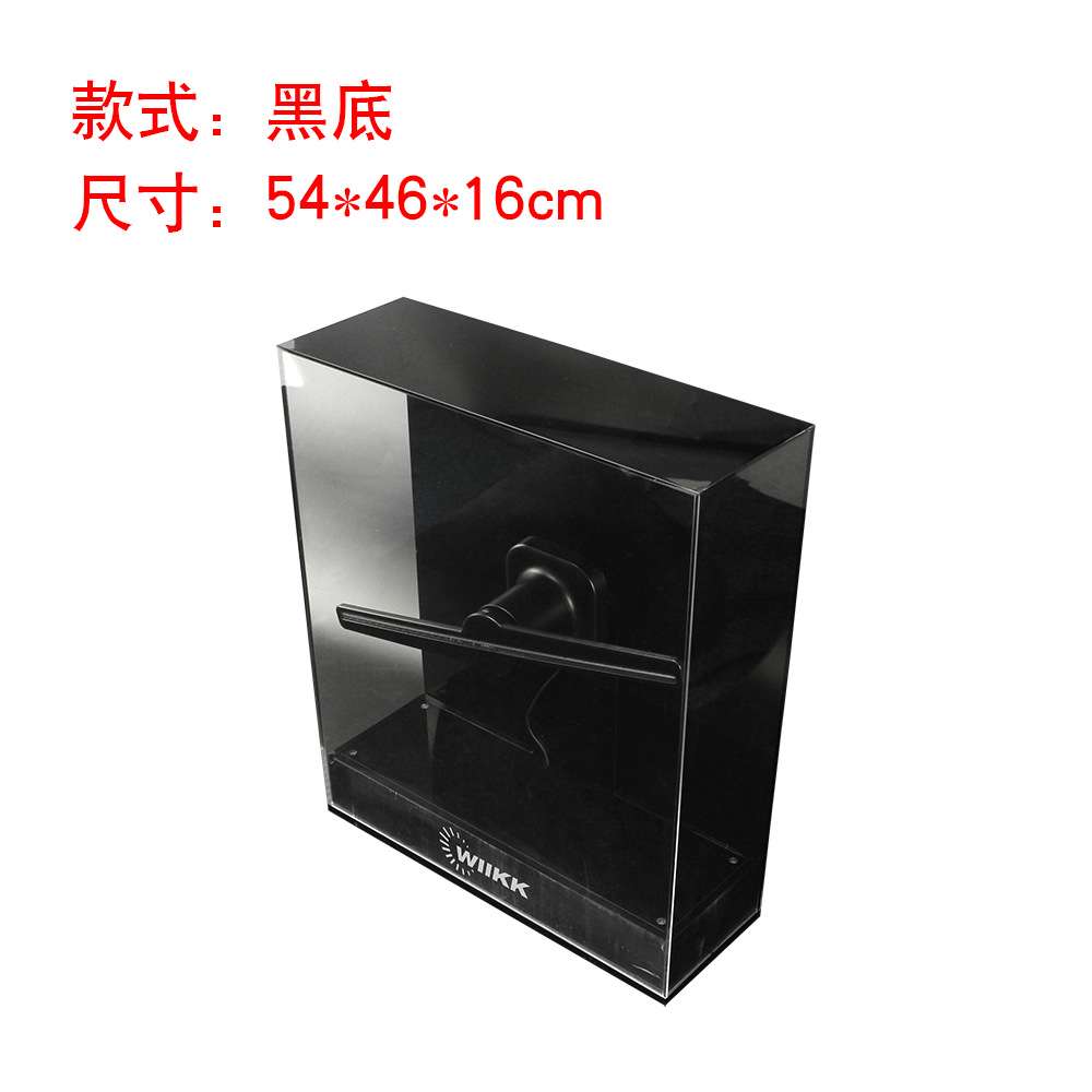 全息广告机保护罩42厘米LED风扇屏透明罩摆台式亚克力材质防护罩