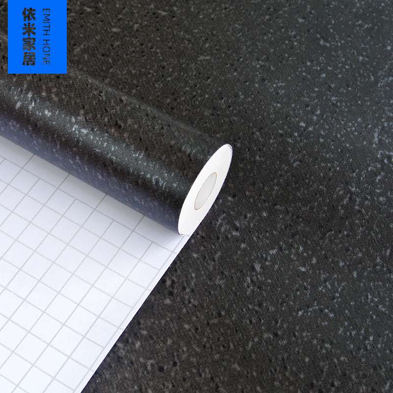 深灰色复古水泥墙PVC自粘墙纸壁个性商店文化墙贴皮波音片HMD9067