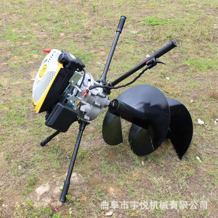 便携式挖坑机 小型植树钻眼机 大棚立柱打桩机