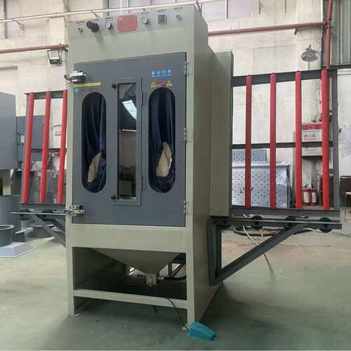 立式手动玻璃镜面喷砂机厂家热卖YA-LS9090-1a2L型喷砂机