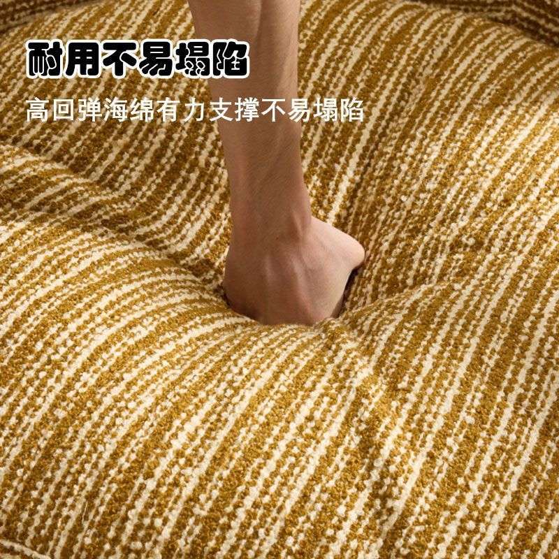 轻奢汉堡沙发椅客厅阳台懒人躺椅创意单人休闲椅可旋转设计师单椅