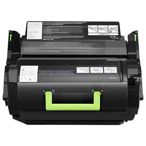 跨境适用利盟MS711dn粉盒MS810de MS811dn 812dtn墨盒52D1H00碳粉