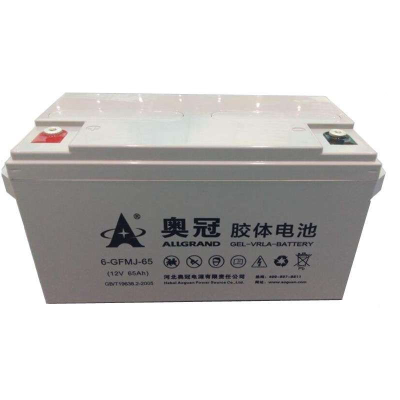 免维护奥冠蓄电池12V200Ah直流屏应急电源6GFMJ200胶体蓄电池现货