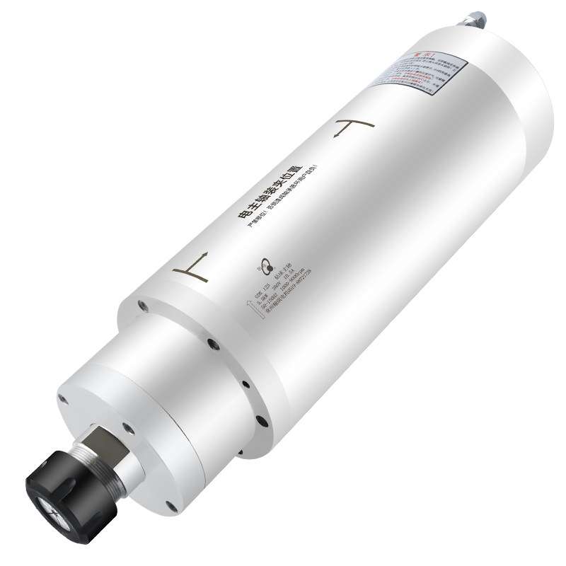HQD5.5kw钻床钻孔翰琪主轴电机金属雕铣水冷主轴125mm雕刻机机头