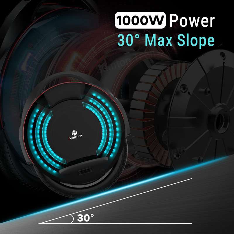 原装INMOTION V8F 电动独轮车84V1000瓦车轮自平衡滑板车