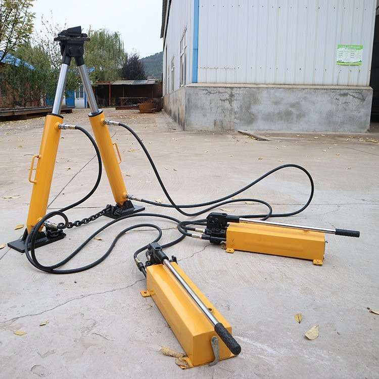 供应DFZ系列液压复轨器 故障车辆举升器矿用矿车轨道脱轨归位机器