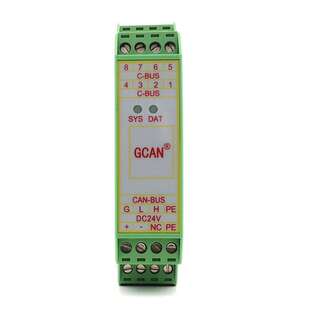 Modbus RTU-CAN网关 GCAN-204 CAN-bus Modbus RTU 协议 工业级