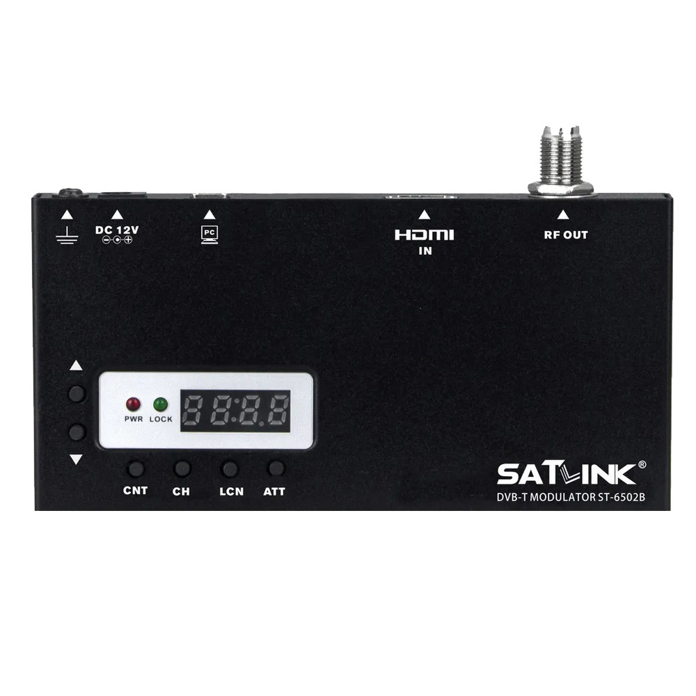 Satlink 6502B射频调制器 HDMI AV转RF转换器工程调试信号调制器图片