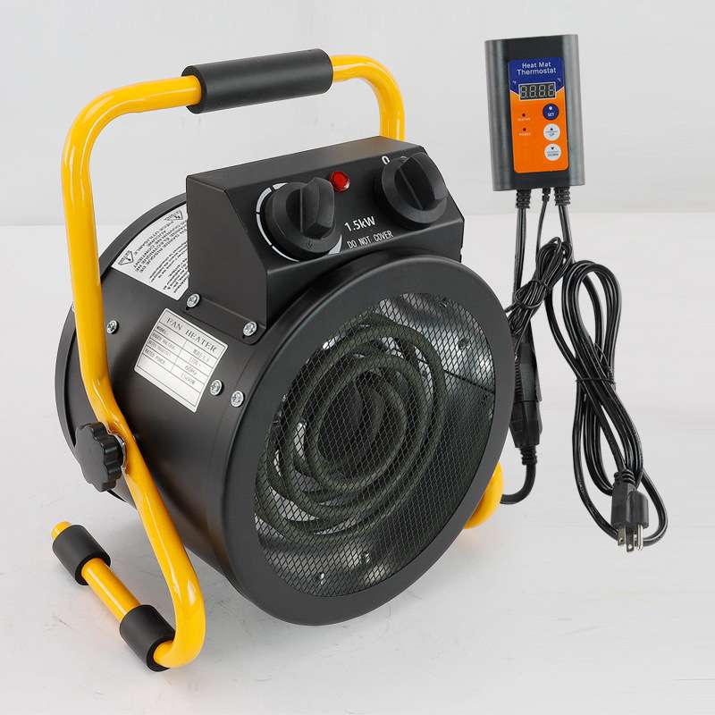 MGDJ-1.5KW工业防爆电暖风机带温控器厂房取暖器烘干机工地热风机