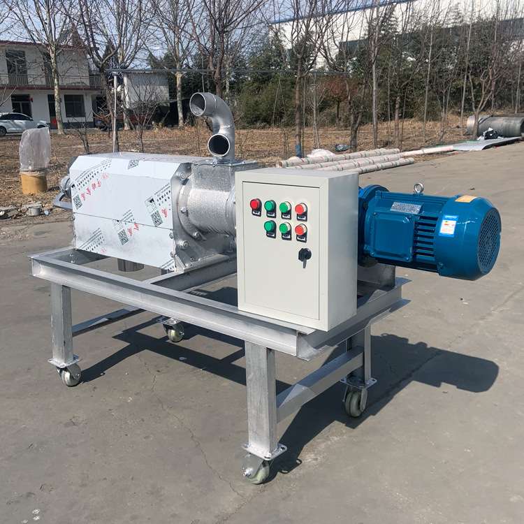 全套发货不锈钢干湿分离机猪鸭粪固液分离机小型养鸡场鸡粪脱水机