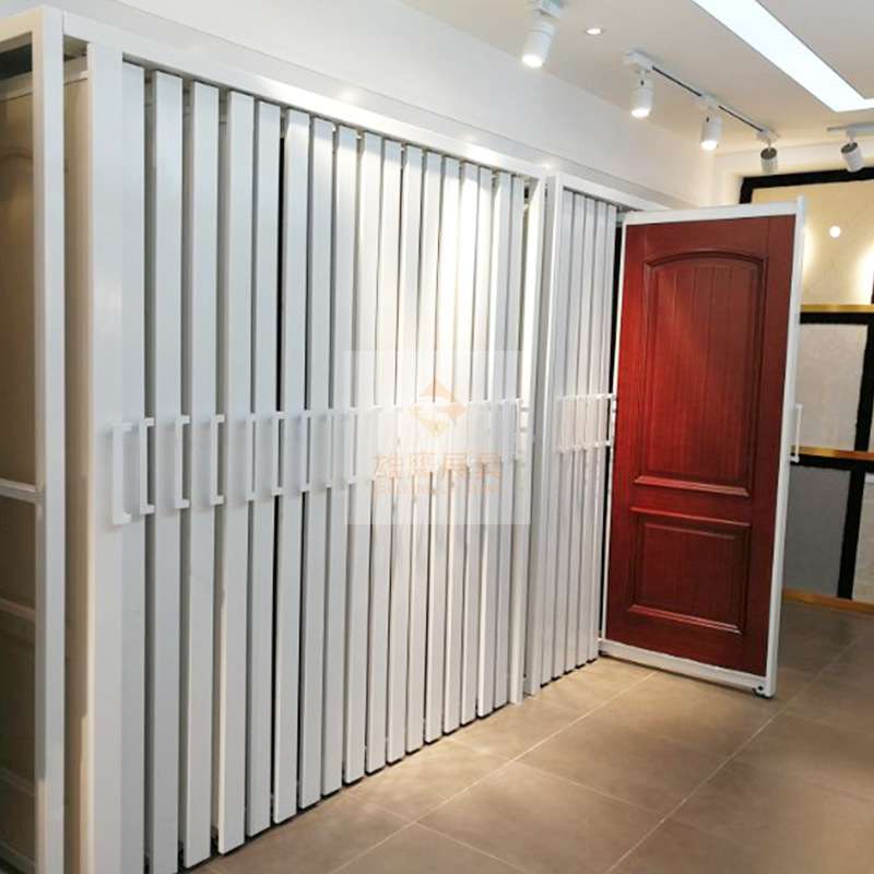 展示架门板货架门套推拉展架铝合金门展具金属可移动支架落地式