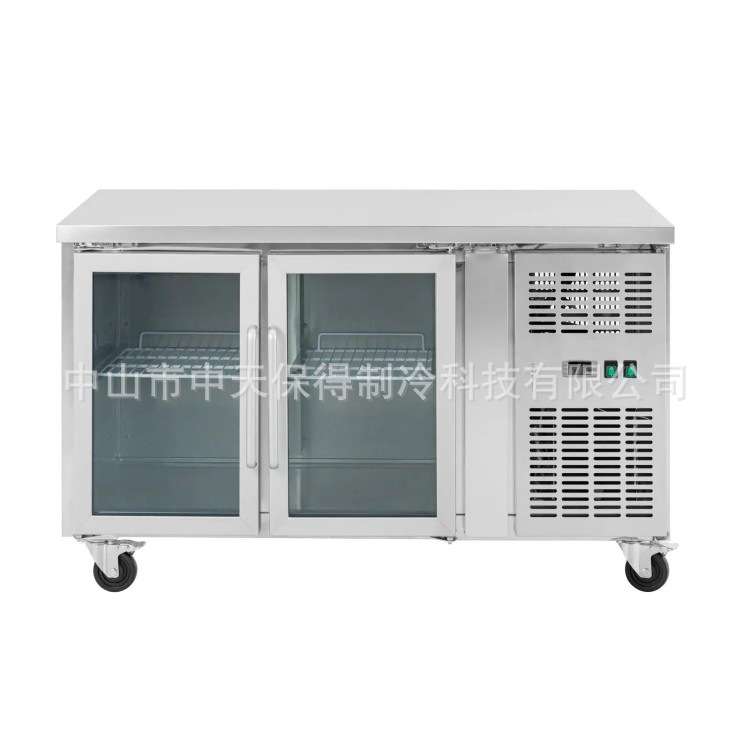 欧款风冷冷藏工作台厨房商用冷冻保鲜卧式冰柜操作台冷藏柜
