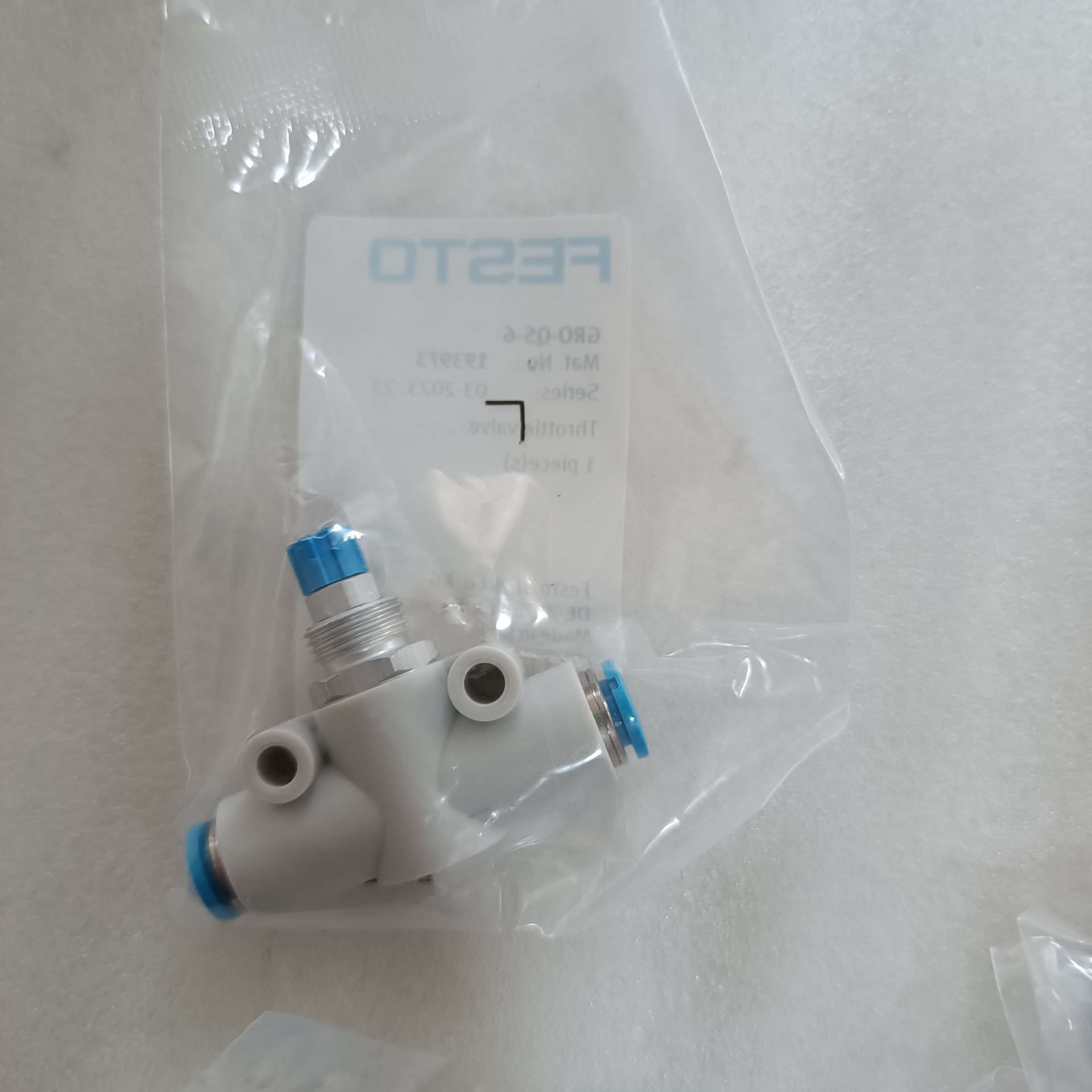 费斯托 二分之一接头 QSY-1/2-12 FESTO 快插接头