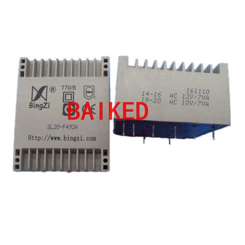 BingZi T70/B SL20-F492A 输入220V 输出16V 12V 10VA 兵字变压器