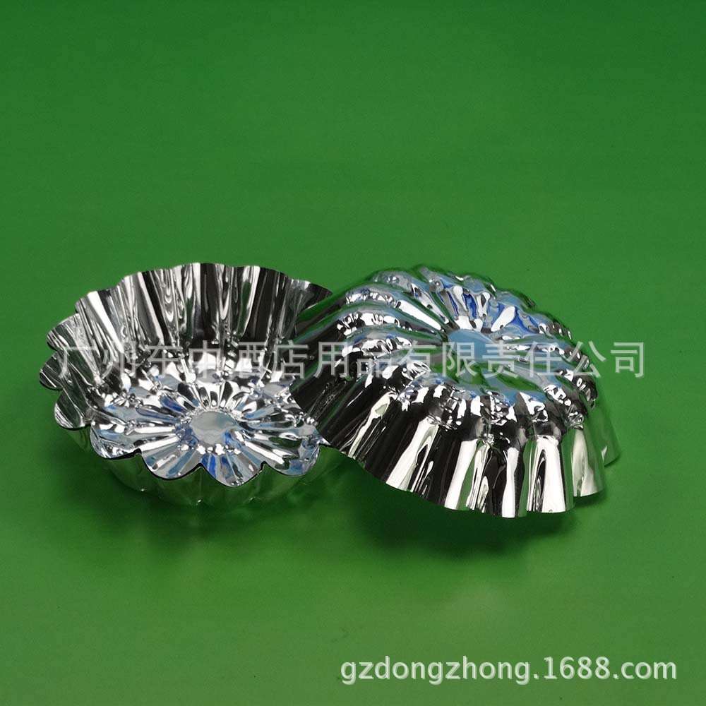 B103 菊花盏蛋挞盏蛋糕模具锡纸杯烘培用具点心铝箔锡盏地摊货源