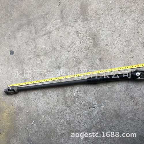 改装电动钢管车配件 卡丁车方向机连接伸缩万向节转向轴290-850MM