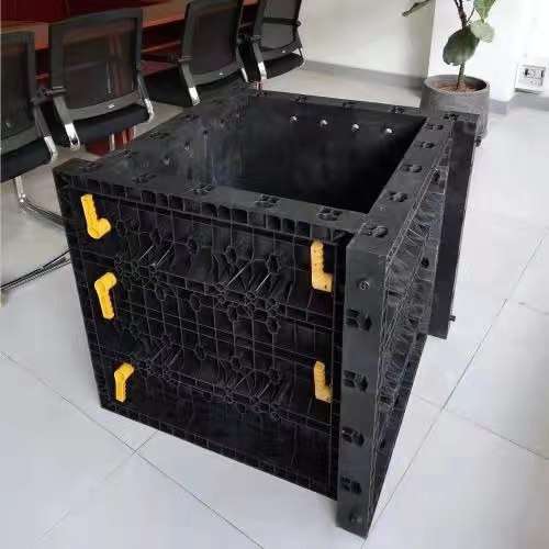 塑料调节方柱模板塑钢现浇ABS方形柱子新款水泥尺寸建筑模具