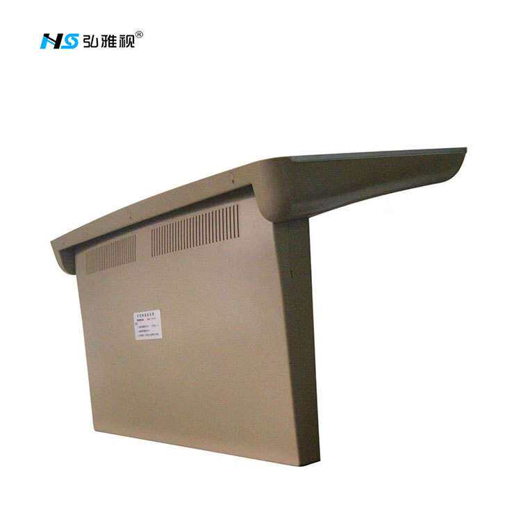 厂家24寸电动翻转显示屏、饭堂智能电视、12/24/220V、车载显示器