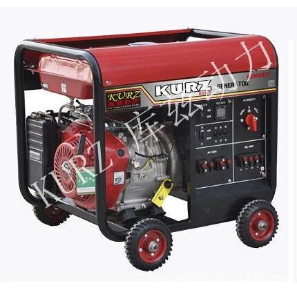 上海发电机厂家/5kw380V三相汽油发电机 应急低油耗发电机便携式