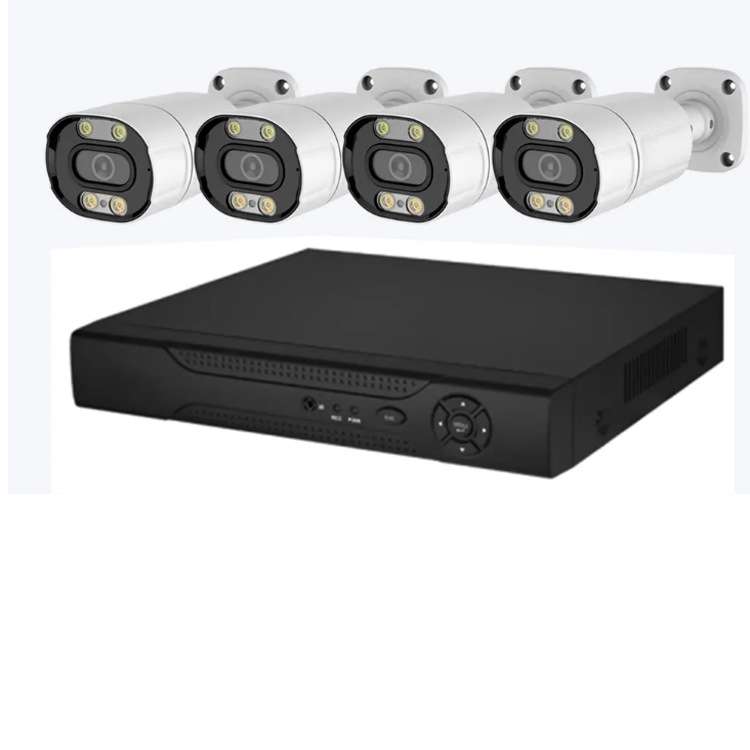 监控套装 4CH DVR KIT Full Color 5MP 4IN1 AHD/TVI/CVI Outdoor